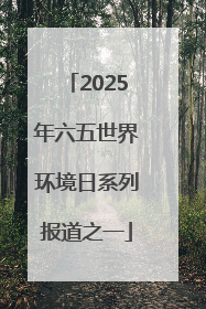 2025年六五世界环境日系列报道之一